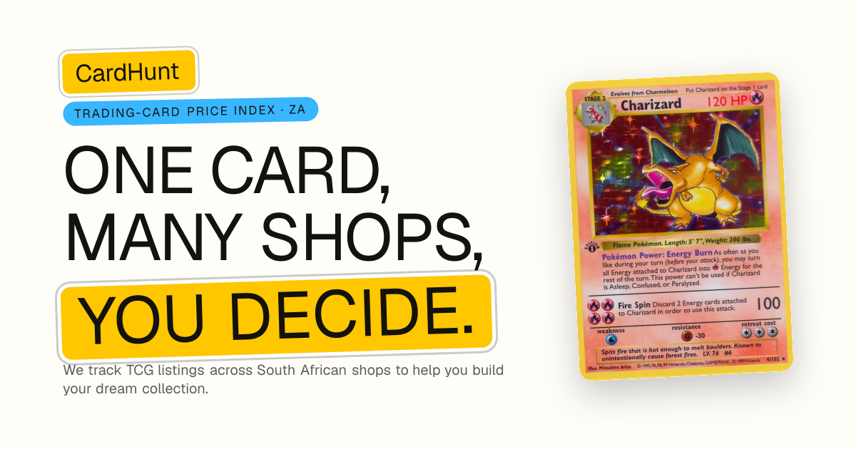 where can i buy pokemon cards in south africa Pokmon TCG What is the value of